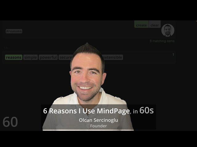 6 Reasons I Use MindPage, in 60s