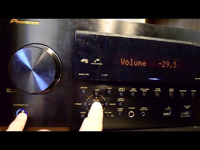 Pioneer Elite SC-LX801 Factory Reset How-To