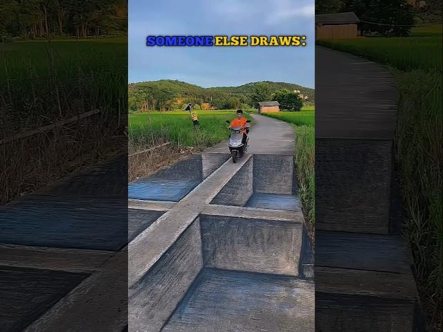 THE MOST REALISTIC 3D PAINTING️ #shorts #viralvideo