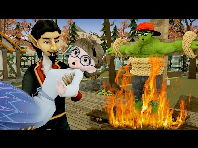 NickHulk Vs Vampire Rescue Princess Tani (Part 2) - Nick Love Tani Scary Teacher 3D Serri Vampire