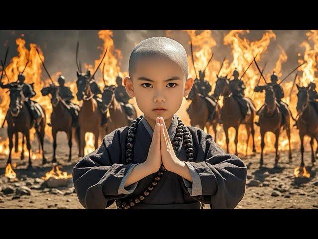 Bullies provoked Shaolin Temple, 8-year-old monk beat thousands of bullies alone!