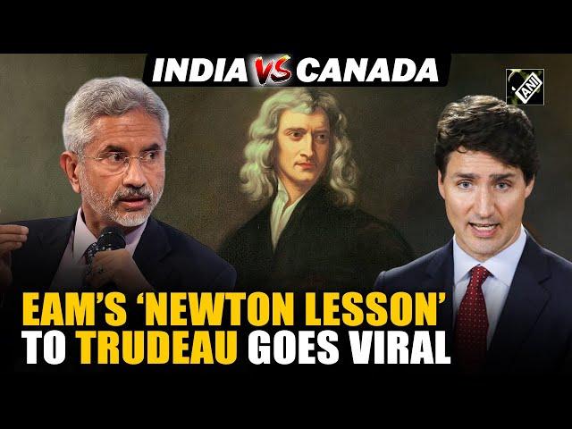 India-Canada Row: ‘Newton’s law of politics,’ When EAM Jaishankar’s schooled Justin Trudeau