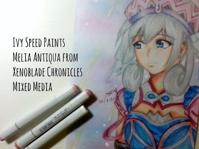 Ivy Speed Paints - (Mixed Media) Melia Antiqua from Xenoblade Chronicles