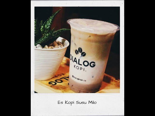 ICE KOPI MILO ALA DIALOG KOPI || NGOPI SAMBIL BERDIALOG ITU TERASA NIKMATNYA