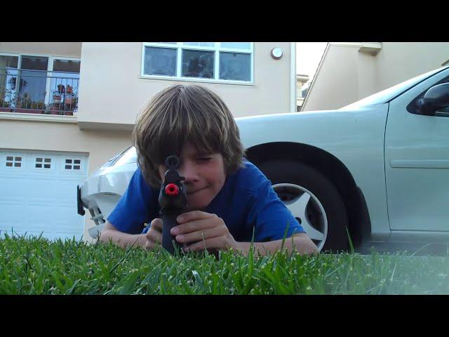 Kid Breaks Friends Camera With Airsoft Gun (Original)