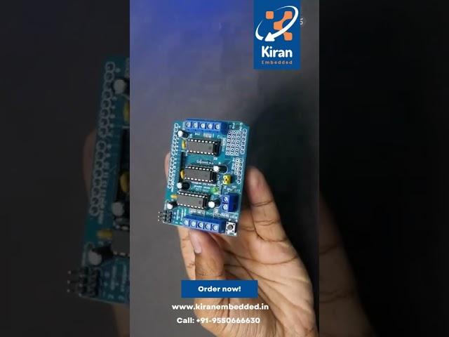 L293D Motor Driver Shield for Arduino | Arduino projects | Embedded Projects | IoT projects | ECE