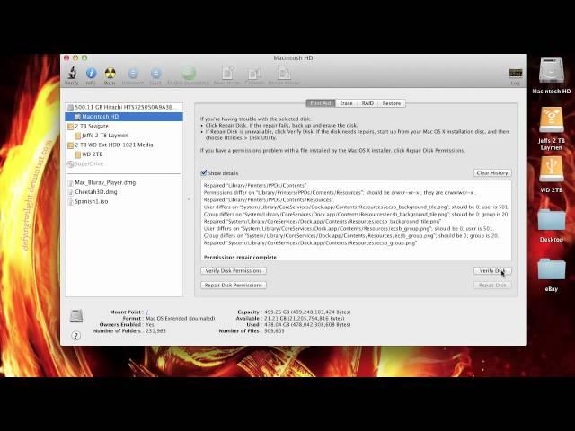 Repairing Your Mac Hard Drive in Disk Utility