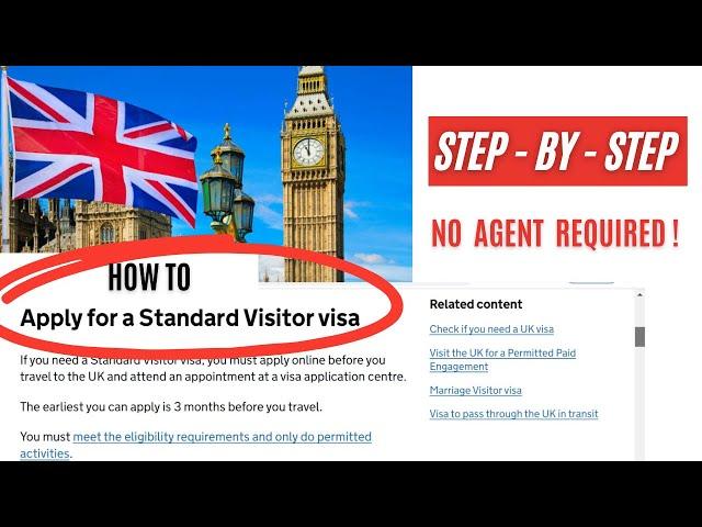 How To Apply For a UK Visitor Visa | Online Step-by-step guide