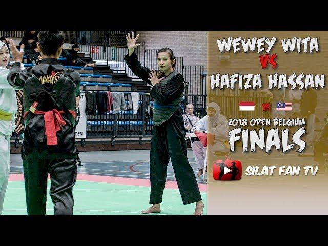 WEWEY VS HAFIZA | PENCAK SILAT OPEN BELGIUM FINALS 2018