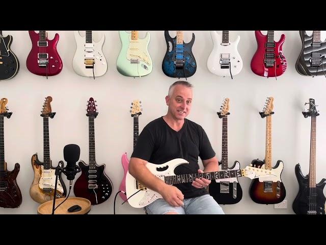 Beginner guitar riff that’s cool to play #Free #WishingWell #RuddjamCustoms #easyguitar