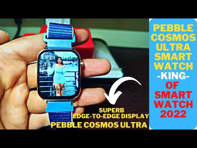 Pebble Cosmos Ultra Smart Watch | Edge-2-Edge Display | Rare Gold Color | Unboxing & Overview