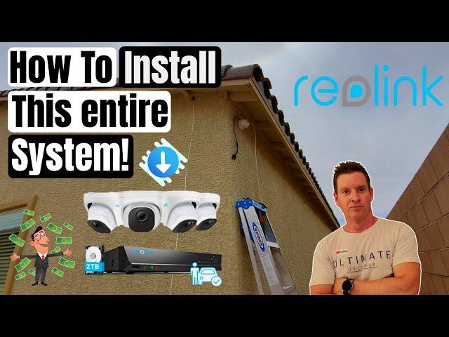 REOLINK 5MP POE CAMERA SETUP - ENTIRE SYSTEM QUICK & EASY! HOW TO