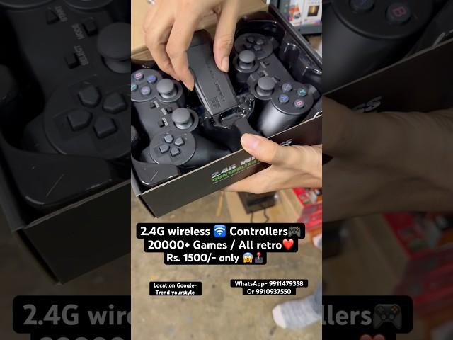 M8 wireless game 2 Controllers 1500rs mein 20000+ Games ️ #gamestick #wirelessgamestick #shorts