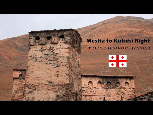 MESTİA TO KUTAISI FLIGHT - TRIP TO GEORGİA SVANETİ - w/ Let L-410 Turbolet