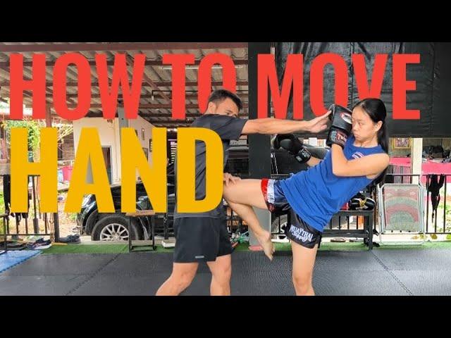 How to move hand when KNEE