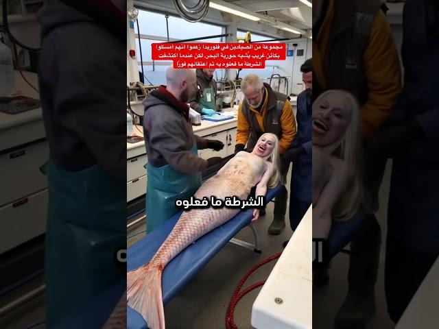 الصيادين أمسكوا بحورية. لكن عندما اكتشفت الشرطة ما فعلوه تم اعتقالهم #قصص #قصص_واقعية #صيد #حورية