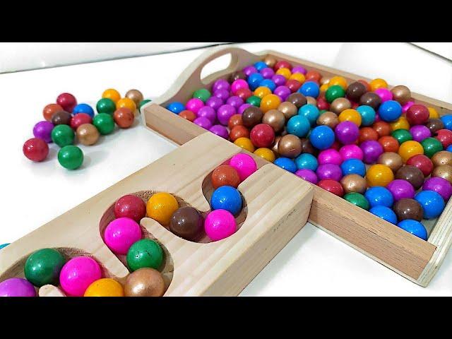 marble run plasticine haba slope MARBLE AXIS ASMR