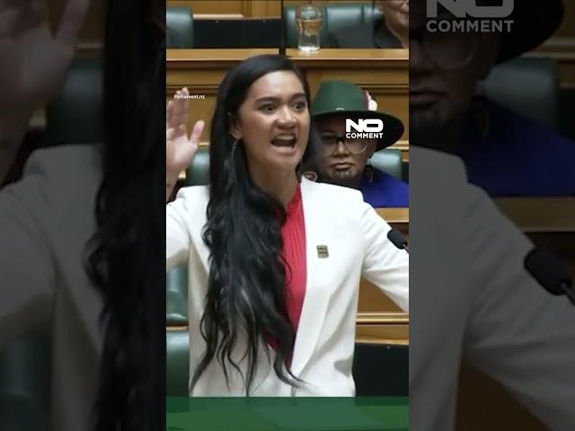 New Zealand MP Hana-Rawhiti Maipi-Clarke performed haka in parliament