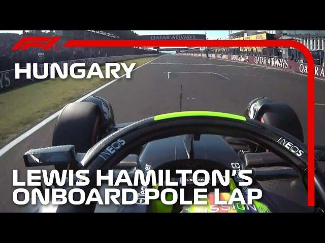 Lewis Hamilton's Pole Lap | 2023 Hungarian Grand Prix | Pirelli