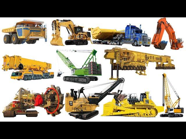 MACAM MACAM ALAT BERAT RAKSASA TERBESAR DI DUNIA - EXCAVATOR, MINING TRUCK, CRANE, HAULAGE TRUCK