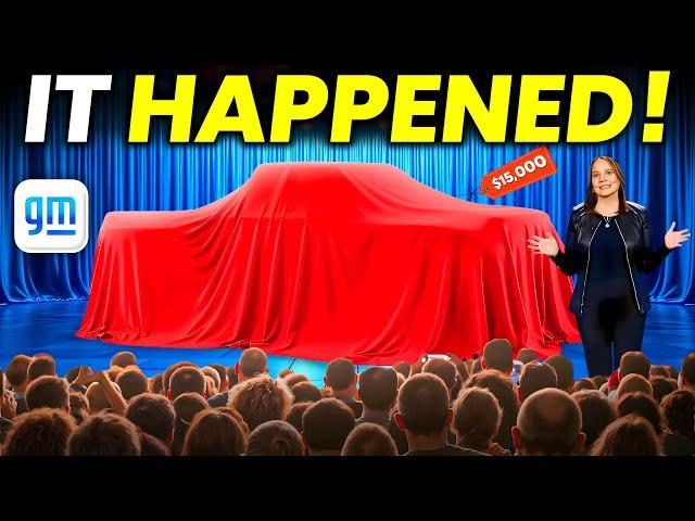 GM CEO Reveals $15,000 Pickup Truck & SHOCKS The Entire Car World!