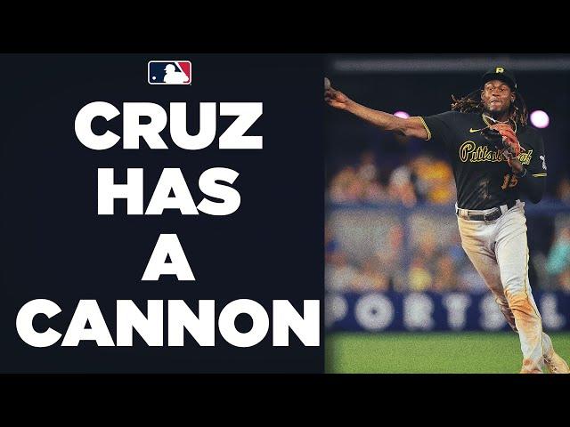 Oneil Cruz has a CANNON! Check out the Pirates rookie's fastest throws so far this season!