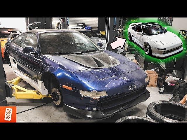 Turning a $500 Toyota MR2 into a $20,000 Toyota MR2! (Part 1) + Stancewars Seattle 2019