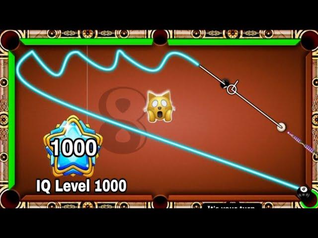 8Ball Pool - IQ Level 1000 shots - Only Trick + Kiss shots - Taimoor XD