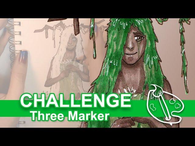 3 Marker Challenge w/ Copics #2 [Fanpro!]