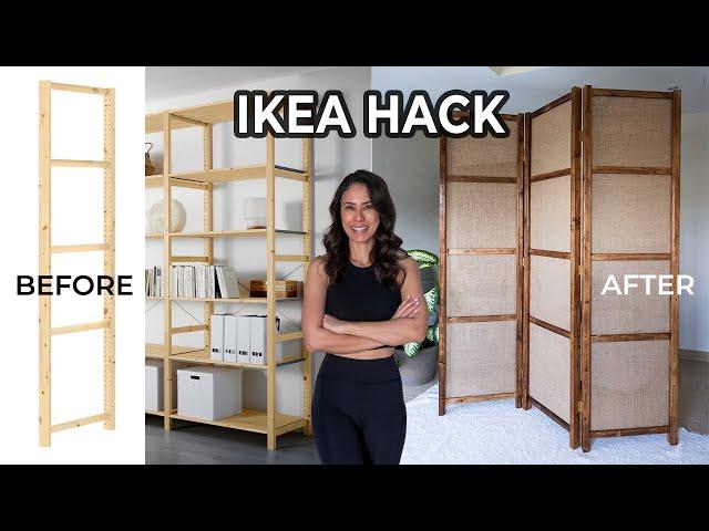 Ikea Hack Room Divider | DIY Ivar Shelving Hack