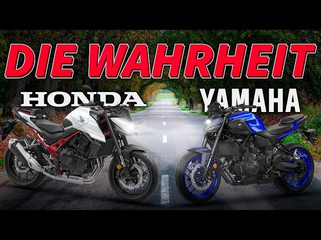 HONDA HORNET 750 2025 VS YAMAHA MT 07 2025