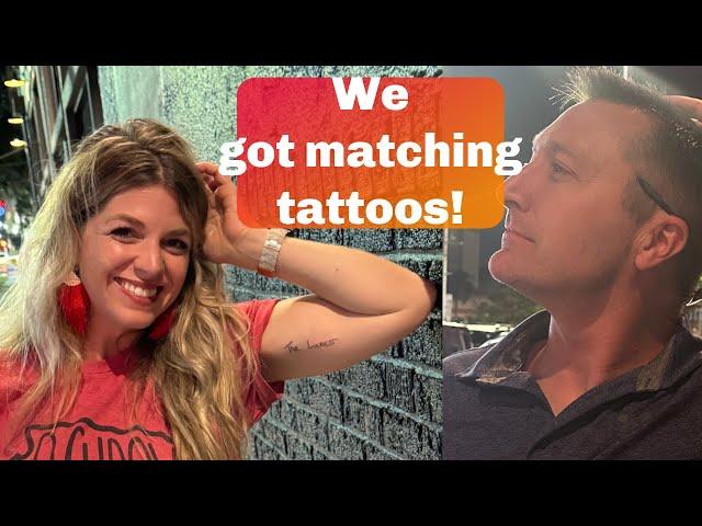 WE GOT MATCHING TATTOOS! (for real)