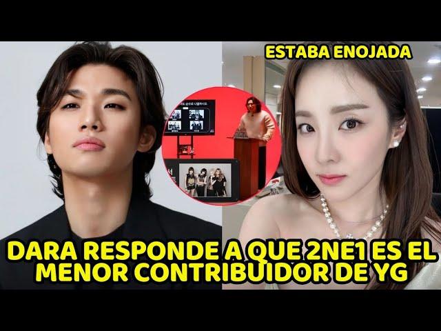 DARA REACCIONA A CUANDO DAESUNG DE BIGBANG ELIGIO A 2NE1 COMO EL MENOR CONTRIBUYENTE A YG...