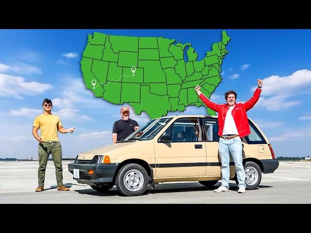 Driving a BRAND NEW 1984 Honda Civic 1,000 Miles Cross Country!