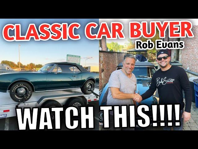 CLASSIC CAR BUYER: 1967 Chevy Camaro with Rob Evans We buy/sell classic cars at Bob Evans Classics