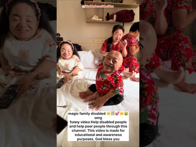 Tasbih song | magic family disabled omg#viralshort#ytshort#emostional#disability#newtiktokvideo