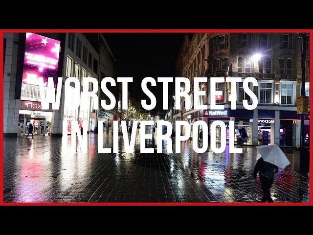 Worst streets for anti social behaviour in the whole of Liverpool