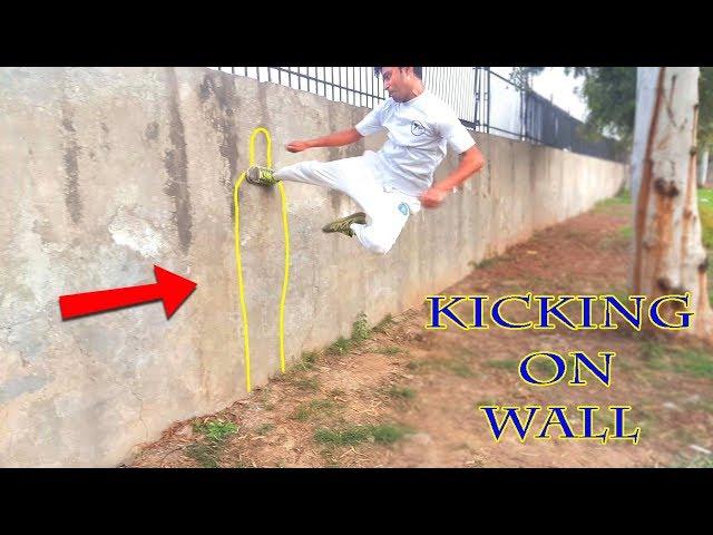 Wall Kick Drills Taekwondo training Workout @TKDAction-MrArslan