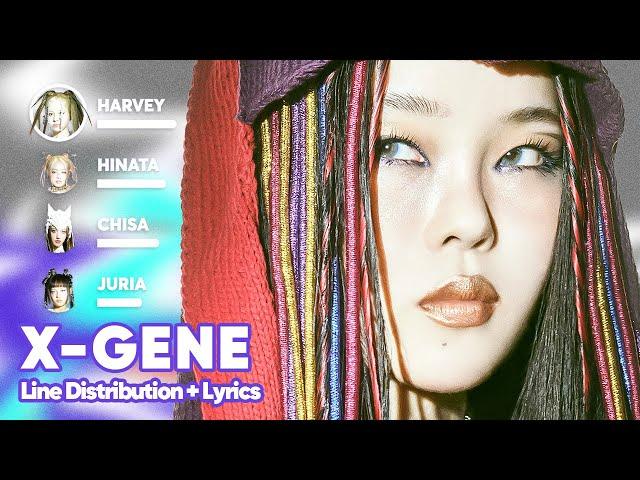 XG - X-GENE (Line Distribution + Lyrics Karaoke) PATREON REQUESTED