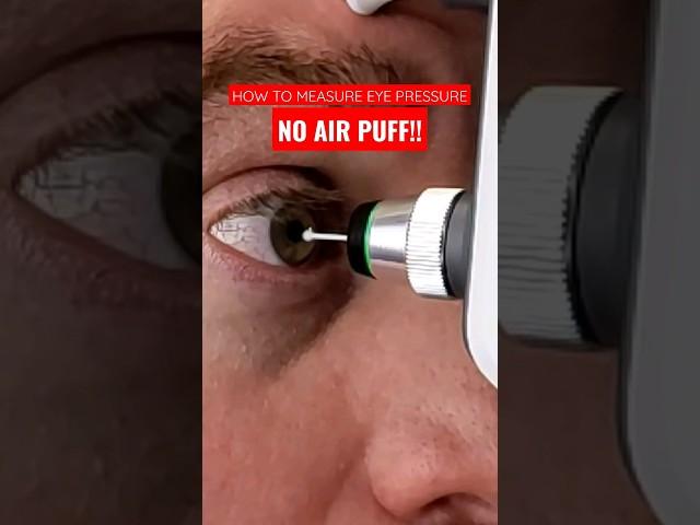 How To Measure Eye Pressure Without The Air Puff!