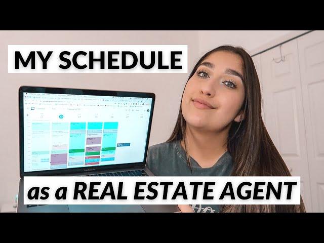 Real Estate Agent Schedule + How I Plan Using Google Calendar | FREE Printable