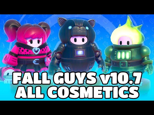 LEAKED FALL GUYS V10.7 UPDATE!  (Fame Pass 9, Cyber Outfits & More)