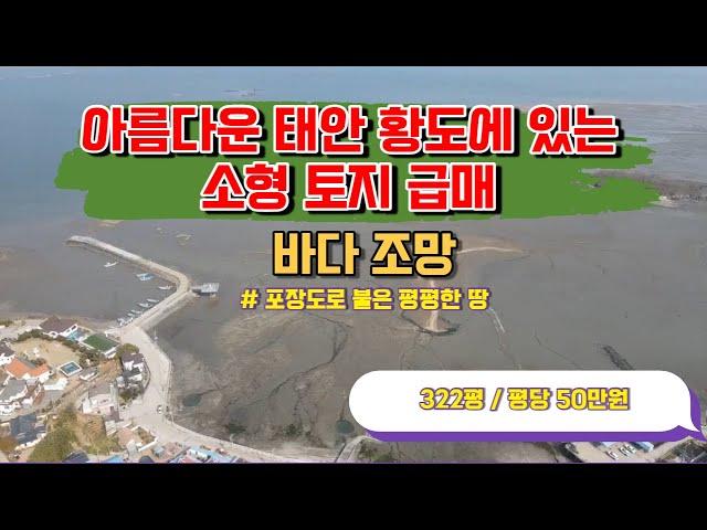 (11-0063) 아름다운 태안 황도에 있는 소형토지 급매