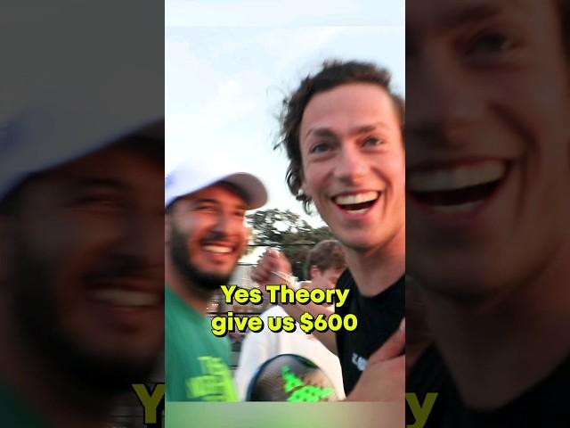 Yes Theory give us $600 to travel!  #seekdiscomfort #yestheory #yesfam