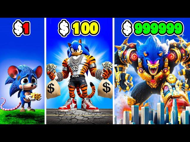 $1 to $1,000,000 SONIC Animals