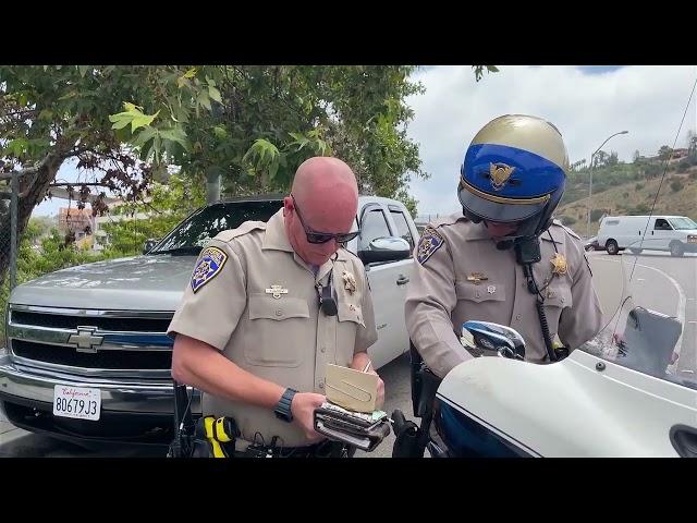 We pulled over speeding drivers during a ride-a-long with California Highway Patrol