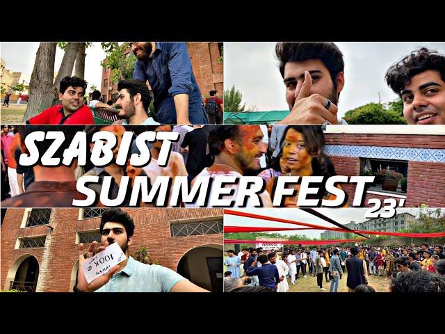 SUMMER FEST 23' | SZABIST ISLAMABAD