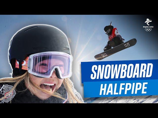   Chloe Kim secures a SECOND snowboard halfpipe gold!