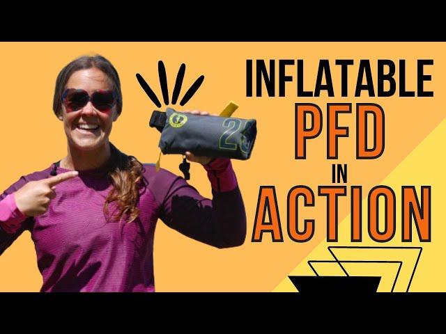 Inflating the Mustang Survival Waist-Belt PFD