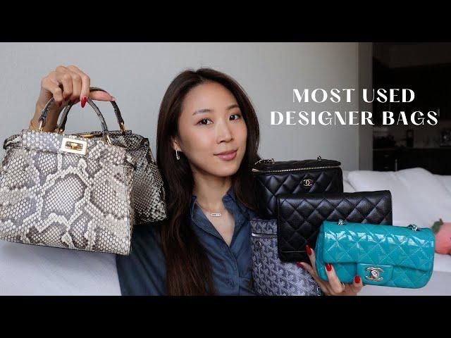 MY TOP 5 MOST USED DESIGNER HANDBAGS 2023 • CHANEL, GOYARD, FENDI